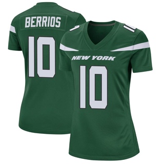 Game Braxton Berrios Women's New York Jets Gotham Jersey - Green