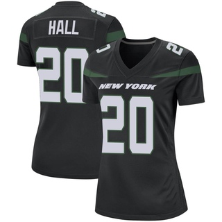 Game Breece Hall Women's New York Jets Stealth Jersey - Black