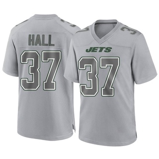 Game Bryce Hall Men's New York Jets Atmosphere Fashion Jersey - Gray