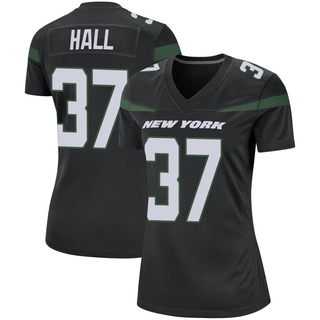 Game Bryce Hall Women's New York Jets Stealth Jersey - Black