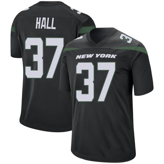 Game Bryce Hall Youth New York Jets Stealth Jersey - Black
