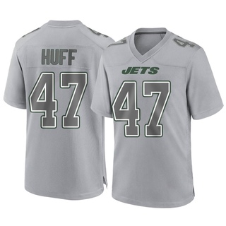 Game Bryce Huff Men's New York Jets Atmosphere Fashion Jersey - Gray
