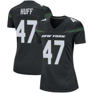 Game Bryce Huff Women's New York Jets Stealth Jersey - Black