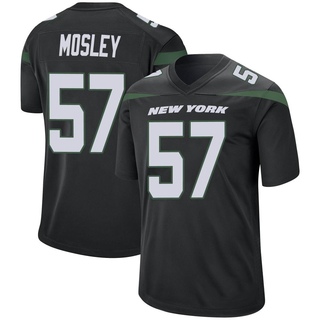 Game C.J. Mosley Men's New York Jets Stealth Jersey - Black