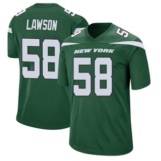 Game Carl Lawson Men's New York Jets Gotham Jersey - Green