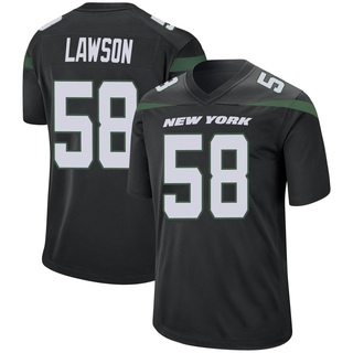 Game Carl Lawson Men's New York Jets Stealth Jersey - Black