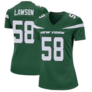 Game Carl Lawson Women's New York Jets Gotham Jersey - Green