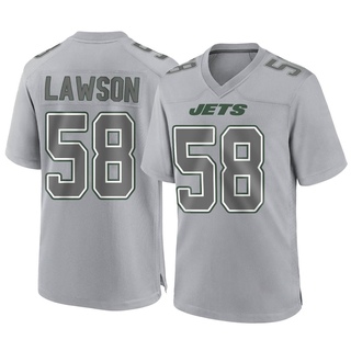 Game Carl Lawson Youth New York Jets Atmosphere Fashion Jersey - Gray