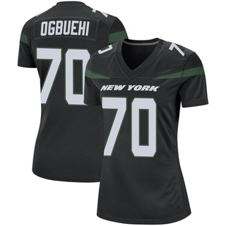Game Cedric Ogbuehi Women's New York Jets Stealth Jersey - Black