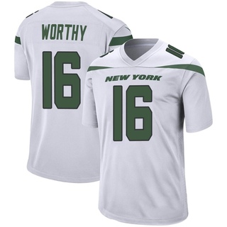 Game Chandler Worthy Men's New York Jets Spotlight Jersey - White
