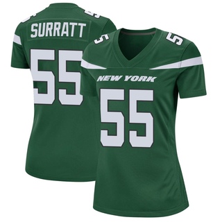 Game Chazz Surratt Women's New York Jets Gotham Jersey - Green
