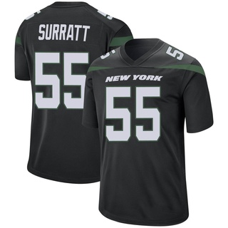 Game Chazz Surratt Youth New York Jets Stealth Jersey - Black