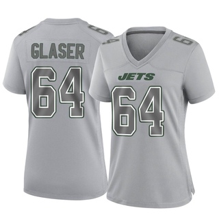 Game Chris Glaser Women's New York Jets Atmosphere Fashion Jersey - Gray