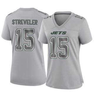 Game Chris Streveler Women's New York Jets Atmosphere Fashion Jersey - Gray