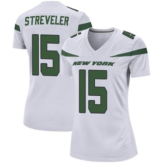 Game Chris Streveler Women's New York Jets Spotlight Jersey - White