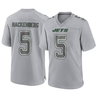Game Christian Hackenberg Men's New York Jets Atmosphere Fashion Jersey - Gray