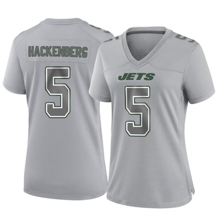 Game Christian Hackenberg Women's New York Jets Atmosphere Fashion Jersey - Gray