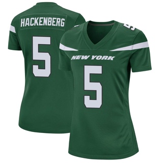 Game Christian Hackenberg Women's New York Jets Gotham Jersey - Green