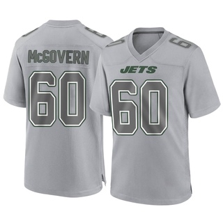 Game Connor McGovern Men's New York Jets Atmosphere Fashion Jersey - Gray