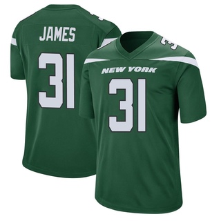 Game Craig James Men's New York Jets Gotham Jersey - Green