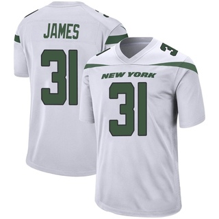 Game Craig James Men's New York Jets Spotlight Jersey - White