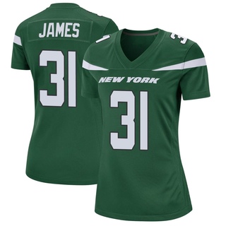 Game Craig James Women's New York Jets Gotham Jersey - Green