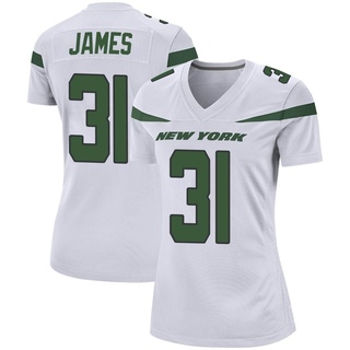 Game Craig James Women's New York Jets Spotlight Jersey - White