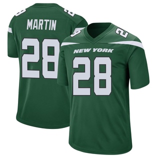 Game Curtis Martin Men's New York Jets Gotham Jersey - Green