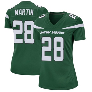 Game Curtis Martin Women's New York Jets Gotham Jersey - Green