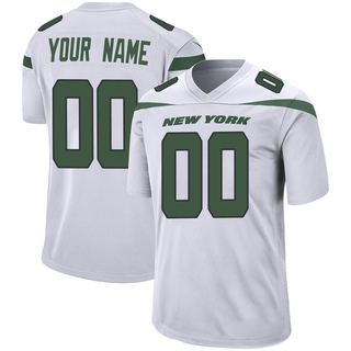 Game Custom Men's New York Jets Spotlight Jersey - White