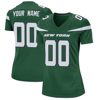 Game Custom Women's New York Jets Gotham Jersey - Green