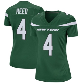 Game D.J. Reed Women's New York Jets Gotham Jersey - Green