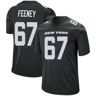 Game Dan Feeney Men's New York Jets Stealth Jersey - Black