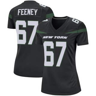 Game Dan Feeney Women's New York Jets Stealth Jersey - Black