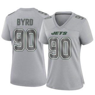 Game Dennis Byrd Women's New York Jets Atmosphere Fashion Jersey - Gray