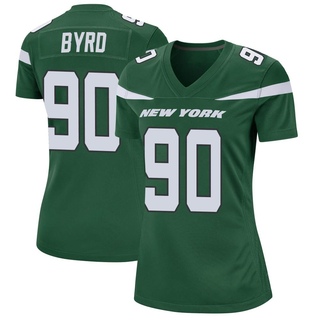 Game Dennis Byrd Women's New York Jets Gotham Jersey - Green