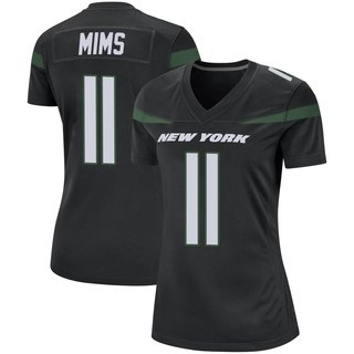 Game Denzel Mims Women's New York Jets Stealth Jersey - Black