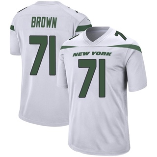 Game Duane Brown Men's New York Jets Spotlight Jersey - White