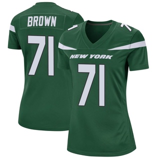 Game Duane Brown Women's New York Jets Gotham Jersey - Green