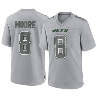 Game Elijah Moore Men's New York Jets Atmosphere Fashion Jersey - Gray