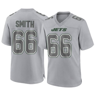 Game Eric Smith Men's New York Jets Atmosphere Fashion Jersey - Gray