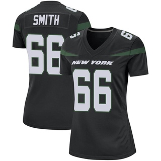 Game Eric Smith Women's New York Jets Stealth Jersey - Black