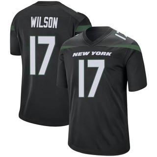 Game Garrett Wilson Men's New York Jets Stealth Jersey - Black