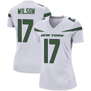 Game Garrett Wilson Women's New York Jets Spotlight Jersey - White