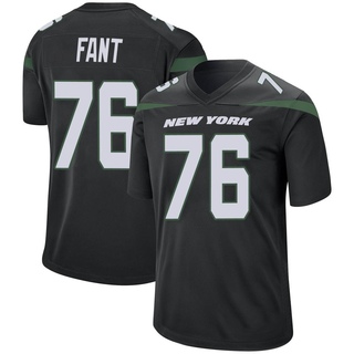 Game George Fant Men's New York Jets Stealth Jersey - Black