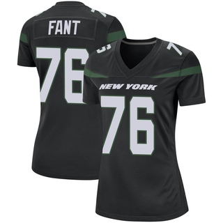 Game George Fant Women's New York Jets Stealth Jersey - Black