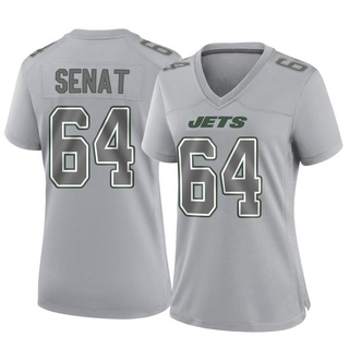 Game Greg Senat Women's New York Jets Atmosphere Fashion Jersey - Gray