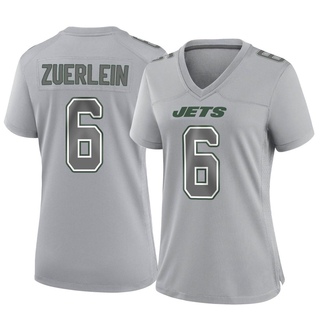 Game Greg Zuerlein Women's New York Jets Atmosphere Fashion Jersey - Gray
