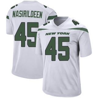 Game Hamsah Nasirildeen Men's New York Jets Spotlight Jersey - White