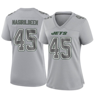Game Hamsah Nasirildeen Women's New York Jets Atmosphere Fashion Jersey - Gray